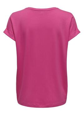 T-Shirt Only Moster Fuchsia für Damen