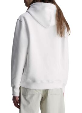 Sweatshirt Calvin Klein Logo Weiss für Herren