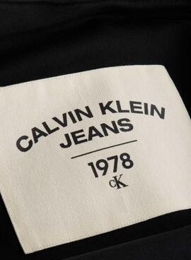 Sweatshirt Calvin Klein Relaxed Schwarz für Damen