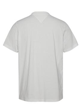 T-Shirt Tommy Jeans Entry Weiss für Herren