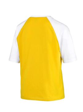T-Shirt Puma XTG-Farbblock Gelb Damen