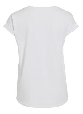 T-Shirt Vila Dreamers Weiss für Damen