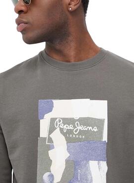 Sweatshirt Pepe Jeans Oldwive Grau für Herren