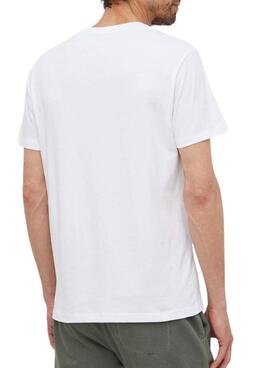 T-Shirt Pepe Jeans Oldwide Weiss für Herren