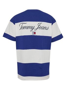 T-Shirt Tommy Jeans Serif Weiss für Herren