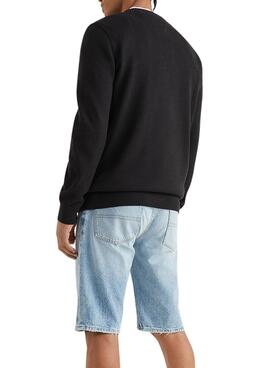 Sweatshirt Tommy Jeans Light Schwarz für Herren