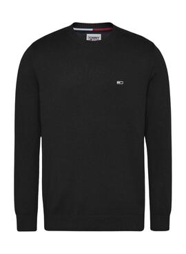 Sweatshirt Tommy Jeans Light Schwarz für Herren