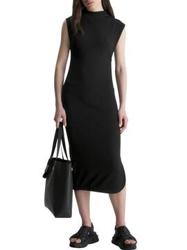 Kleid Calvin Klein Mock Schwarz für Damen