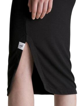 Kleid Calvin Klein Mock Schwarz für Damen