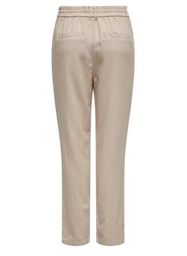 Hose Only Caro Beige für Damen