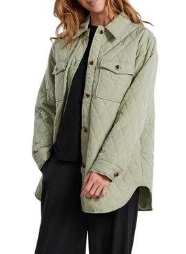 Jacke Pieces Taylor Grün für Damen