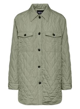 Jacke Pieces Taylor Grün für Damen