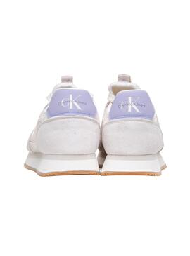 Sneakers Calvin Klein Runner Sock Beige Damen