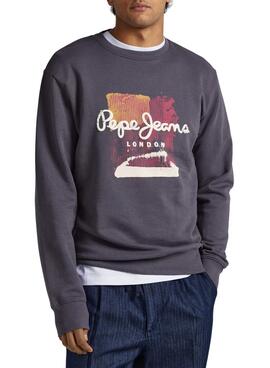 Sweatshirt Pepe Jeans Melbourne Grau für Herren