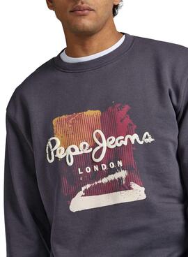 Sweatshirt Pepe Jeans Melbourne Grau für Herren