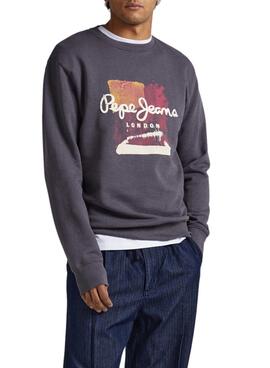 Sweatshirt Pepe Jeans Melbourne Grau für Herren