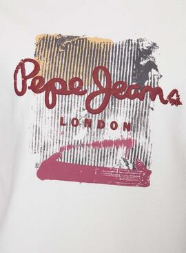 Sweatshirt Pepe Jeans Melbourne Weiss für Herren