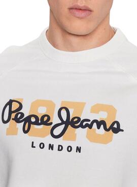 Sweatshirt Pepe Jeans Meier Weiss für Herren