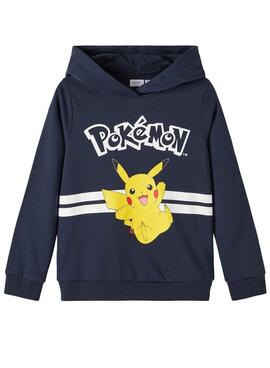 Sweatshirt Name It Pokemon Boxy Marineblau für Junge