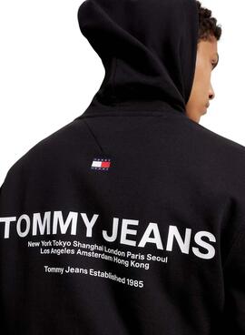Sweatshirt Tommy Jeans Entry Graphic Schwarz Herren