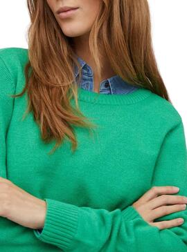 Pullover Vila Viril Grün für Damen