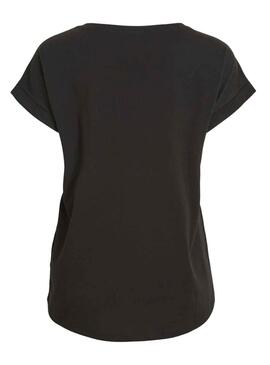 T-Shirt Vila Vidreamers New Schwarz für Damen