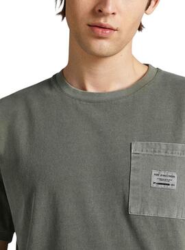 T-Shirt Pepe Jeans Oxford Grün für Herren