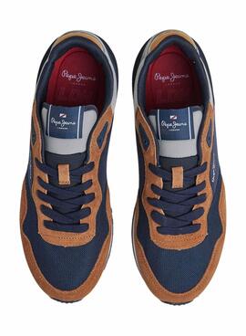 Sneakers Pepe Jeans London Forest Marineblau Herren