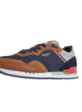 Sneakers Pepe Jeans London Forest Marineblau Herren