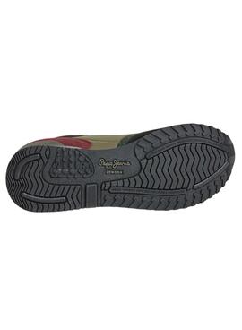 Sneakers Pepe Jeans London Forest Grün Herren