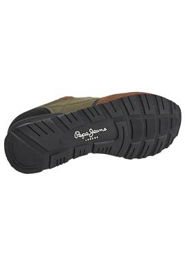 Sneakers Pepe Jeans Print Braun für Herren