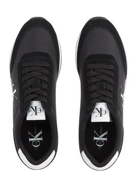 Sneakers Calvin Klein Retro Läufer Schwarz Herren
