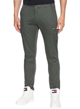 Hose Tommy Jeans Scanton Cargo Grün Herren