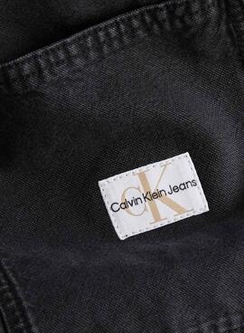 Hemd Calvin Klein Jeans Canvas Schwarz für Herren