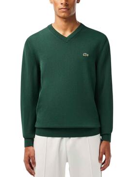 Pullover Lacoste Tricot Ecológico Grün für Herren