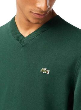 Pullover Lacoste Tricot Ecológico Grün für Herren