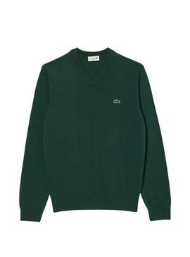 Pullover Lacoste Tricot Ecológico Grün für Herren