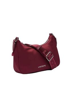 Handtasche Lacoste Hobo Bag Bordeaux für Herren Damen