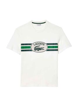 T-Shirt Lacoste Monograma Weiss für Herren