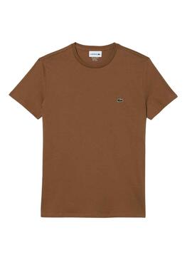 T-Shirt Lacoste Prima Premium Braun für Herren