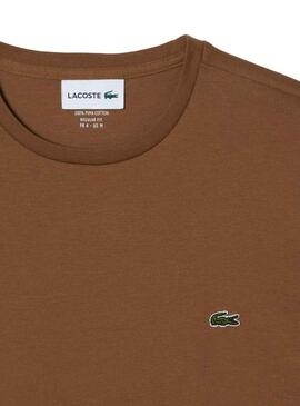 T-Shirt Lacoste Prima Premium Braun für Herren