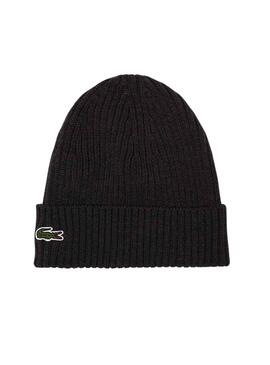 Hut Lacoste Bonnet Knitted Schwarz für Damen Herren