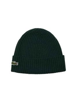 Hut Lacoste Motorhaube Knitted Grün für Herren Damen