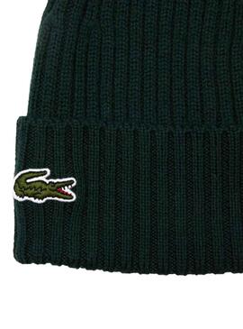 Hut Lacoste Motorhaube Knitted Grün für Herren Damen