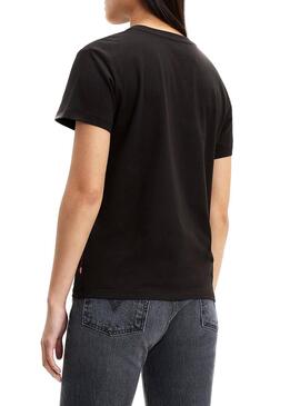 T-Shirt Levis Florence Schwarz Damen