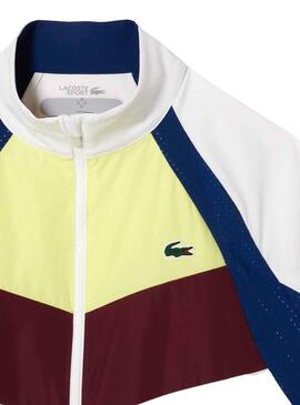Trainingsanzug Lacoste Tennis x Daniil Medvedev Weiss