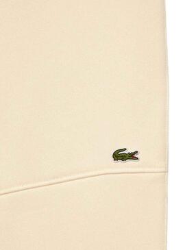 Hose Lacoste Jogger Felpa Beige Herren Damen