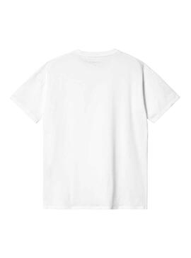 T-Shirt Carhartt Pocket Weiss für Damen Herren