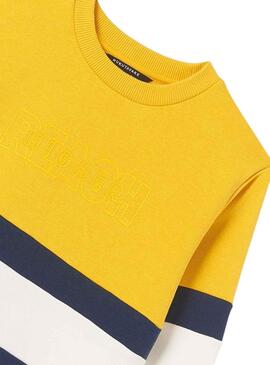Sweatshirt Mayoral Blocking Gelb für Junge