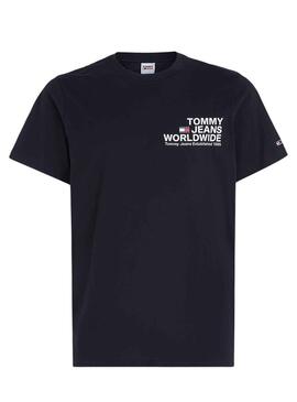 T-Shirt Tommy Jeans Entry Konzert Schwarz Herren